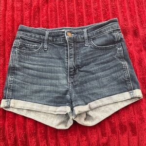 Hollister Dark Blue Jean Shorts